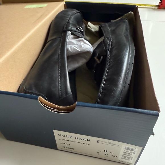 Men’s Black Cole Haan Loafers size 9 - Picture 1 of 9